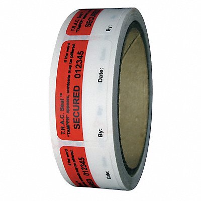 NOVAVISION INC ZS4808RWSN250 Tamper-Evident Tape 1In x 2In PK250