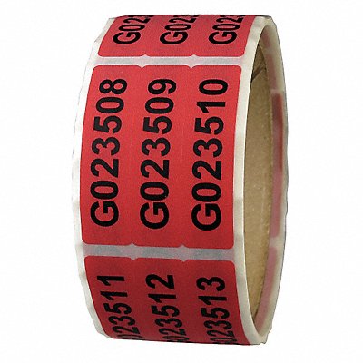 NOVAVISION INC XSG2135RESN250 Tamper-Evident Tape 1/2Inx1-7/8In PK250