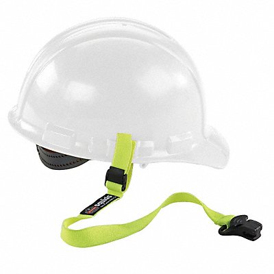 GEM PRODUCTS 3155 Hard Hat Lanyard with Clamp Elastic Lime