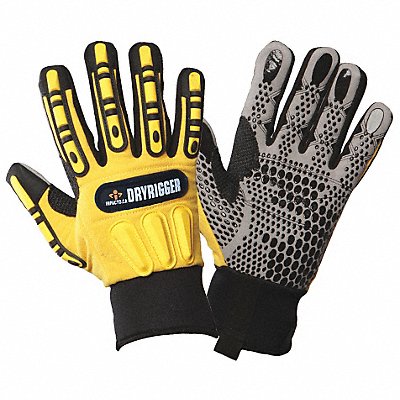 IMPACTO WGRIGGXXL Anti Vibration Gloves 2XL Black/Yellow PR