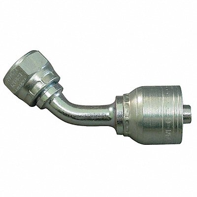 AEROQUIP 1A10DSA6 Crimp Fitting 45 Deg 3/8 ID M22-1.5 F