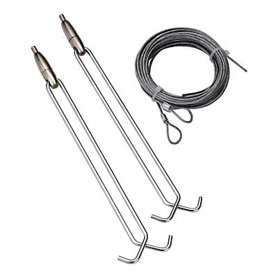 LITHONIA LIGHTING ZACVHM100 Aircraft Cable Hanging Kit For Z Strip