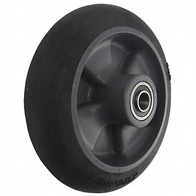 GRAINGER 16V337 Rubber Tread on Steel Core Wheel 8