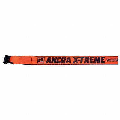 ANCRA 437959030GRA W Strap Flat-Hook Orange