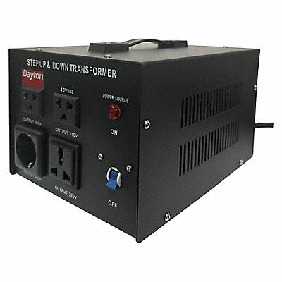 DAYTON 16V988 Step Up/Down Voltage Converter 3kVA