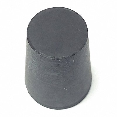 GRAINGER 1004 Stopper Sz 1 14 mm BDia Black 0 PK65