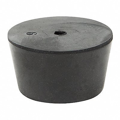 GRAINGER 81H Stopper Sz 8 33 mm BDia Black 0 PK12