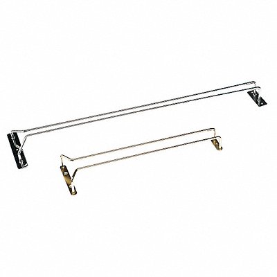 CRESTWARE GHR10 Hanging Glass Rack 10 in L Gold