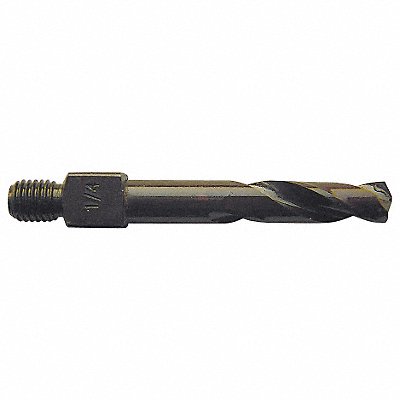 GRAINGER 16W795 Threaded Shank Drill #12 Cobalt