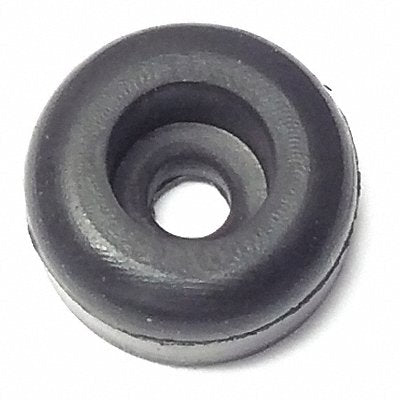 GRAINGER 1308017D Bumper 1/2 in Black Rubber PK50