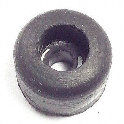 GRAINGER 1670W017 Bumper 1/2 in Black Rubber PK25