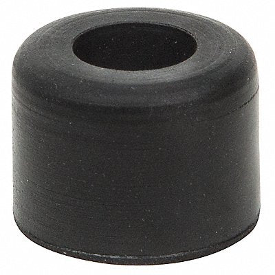 GRAINGER 18034 Bumper 3/4 in Black Rubber PK10