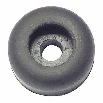 GRAINGER 207017K Bumper 1/2 in Black Rubber PK50