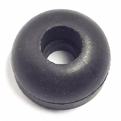 GRAINGER 2081017 Bumper 5/8 in Black Rubber PK25