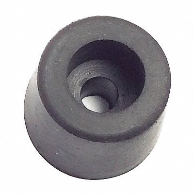 GRAINGER 2082006K Bumper 5/8 in Black Rubber PK25