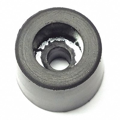 GRAINGER 2082W034K Bumper 5/8 in Black Rubber PK25