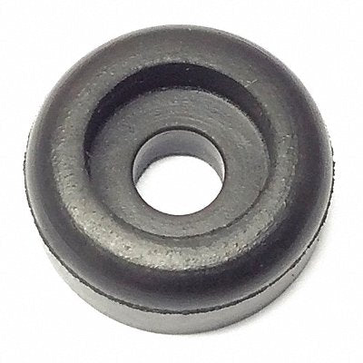 GRAINGER 2093017S Bumper 5/8 in Black Rubber PK50