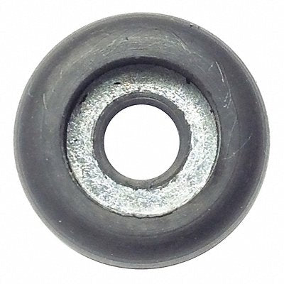 GRAINGER 2093W177S Bumper 5/8 in Black Rubber PK50