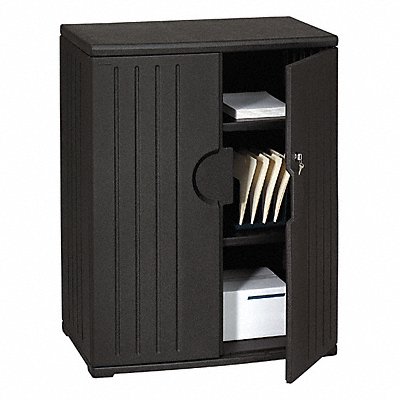 ICEBERG 92561 Storage Cabinet HDPE Black 46 In