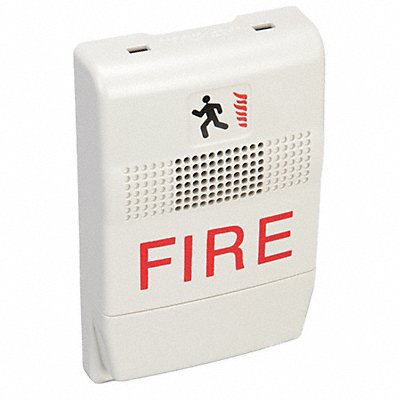 EDWARDS SIGNALING EG1FP Horn Marked Fire White