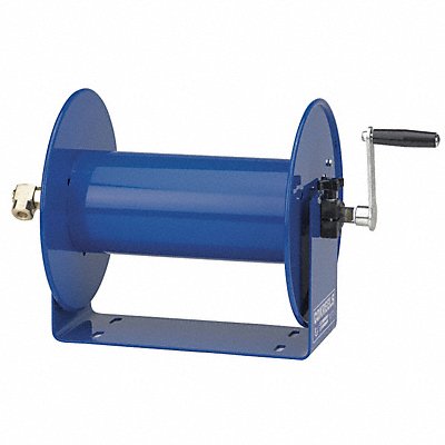 COXREELS 112350 Hand Crank Hose Reel 50 ft 3/8 ID Blue