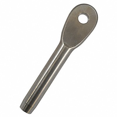 LOOS 6682X Eye End Fitting 316 SS 1/16 in Rope dia.