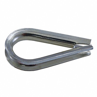 LOOS AN1003 Wire Rope Thimble 3/32in Rope Dia Steel