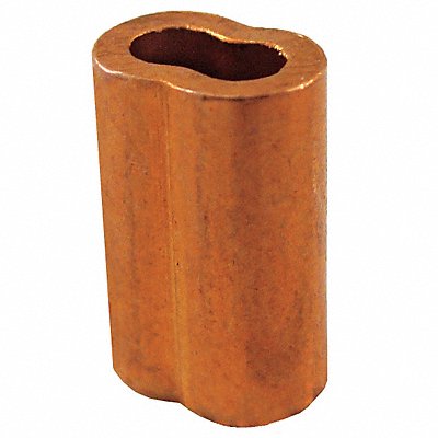 LOOS SL214 Wire Rope Oval Sleeve 7/16 in Copper