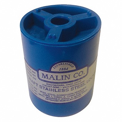 MALIN COMPANY 3402501BLC Lockwire Canister 0.025 Dia 596 ft.