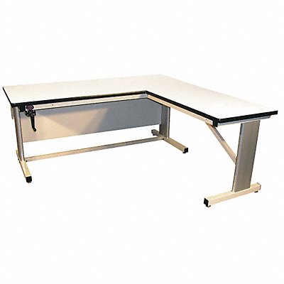 PRO-LINE ELL7272PLH11 L-Shaped Workbench Laminate 72 W 30 D