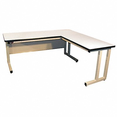 PRO-LINE CHDL7272PLH11 L-Shaped Workbench Laminate 72 W 30 D