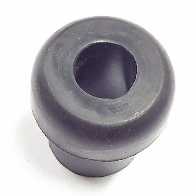GRAINGER 218A034S Bumper 3/4 in Black Rubber PK25