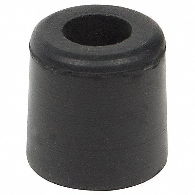 GRAINGER 2803W017 Bumper 5/8 in Black Rubber PK10