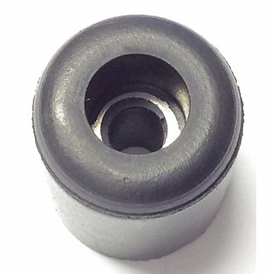 GRAINGER 2805W017 Bumper 5/8 in Black Rubber PK10