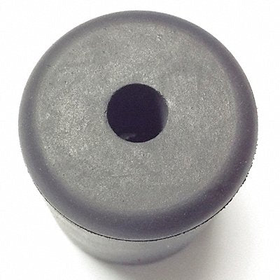 GRAINGER 2812W017 Bumper 1 in Black Rubber PK5