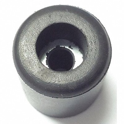 GRAINGER 2816W017 Bumper 3/4 H x 5/8 W Black Rubber PK10