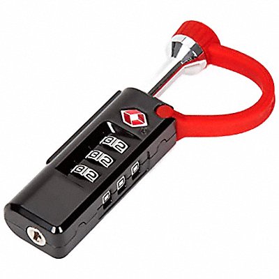 PRESTOLOCK 900TSALOCKNANUK Luggage and Briefcase Padlock 1 in Black