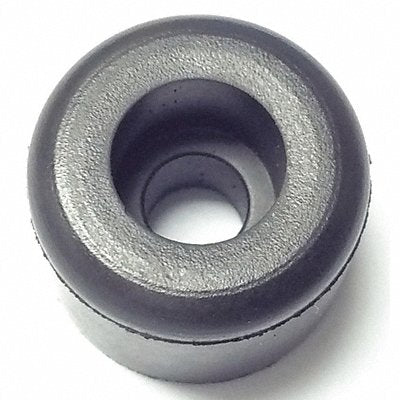 GRAINGER 2953017 Bumper 5/8 in Black Rubber PK25
