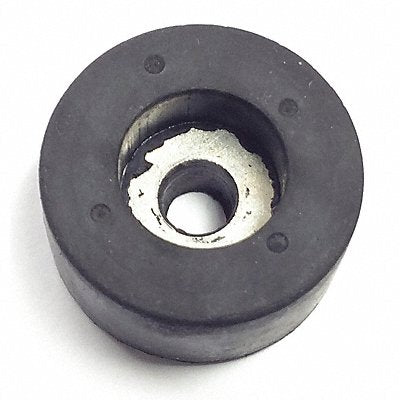 GRAINGER 425W017U Bumper 1 in Black Rubber PK10