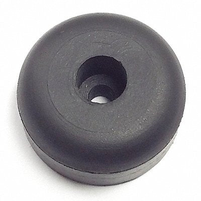 GRAINGER 638017 Bumper 1 in Black Rubber PK10