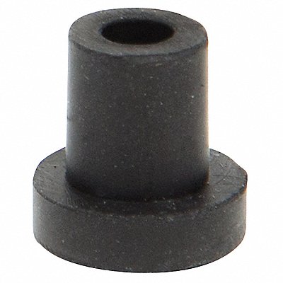 GRAINGER 962034S Bumper 3/8 in Black Rubber PK50