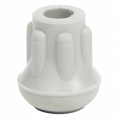 GRAINGER LTB14B Protective Leg Tip SlipOn Rd 13/32 PK10