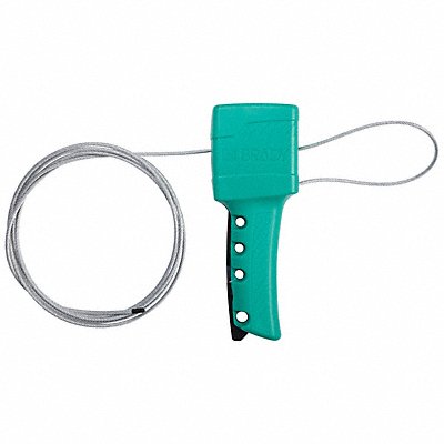 BRADY 170378 Cable Lockout 1/8 Dia 8 ft L Clear
