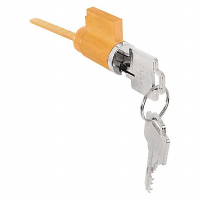 PRIME-LINE E2000 Door Lock Cylinder Brass 7-7/16 H