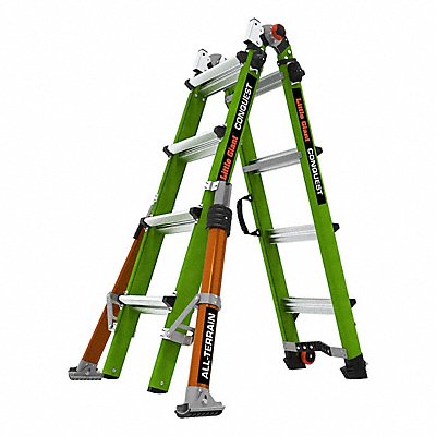 LITTLE GIANT 17107001 Fiberglass Articulated Ladder