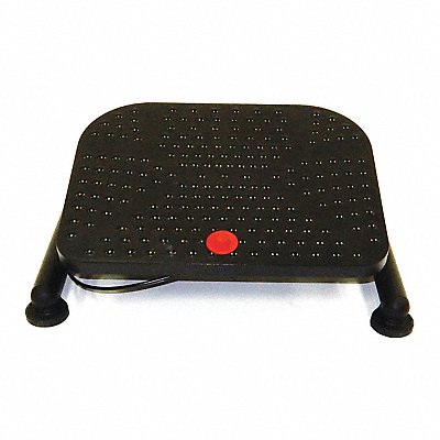 SHOPSOL 1010382 Footrest Black 21 Depth Steel 15 W