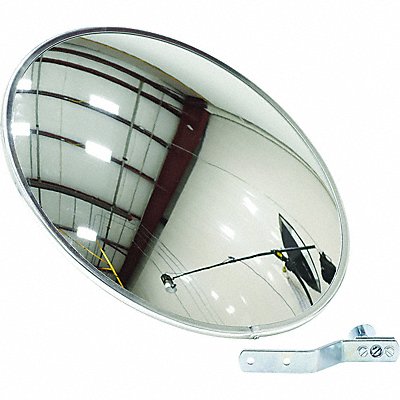 VESTIL CNVX18 Industrial Round Acrylic Mirror 18 L