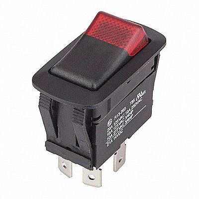 NSI INDUSTRIES 77030RQ Toggle Switch Illuminated Maintained