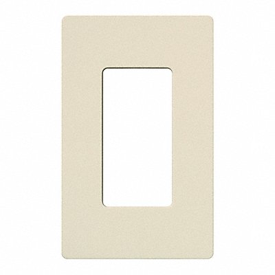 LUTRON CW1LA Wallplate 1-Gang Decora Light Ivory