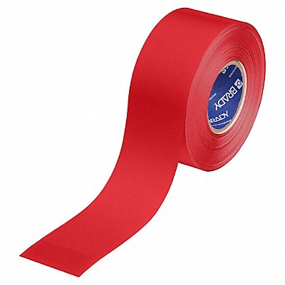 BRADY 177028 Floor Marking Tape Red 3 W 100ft